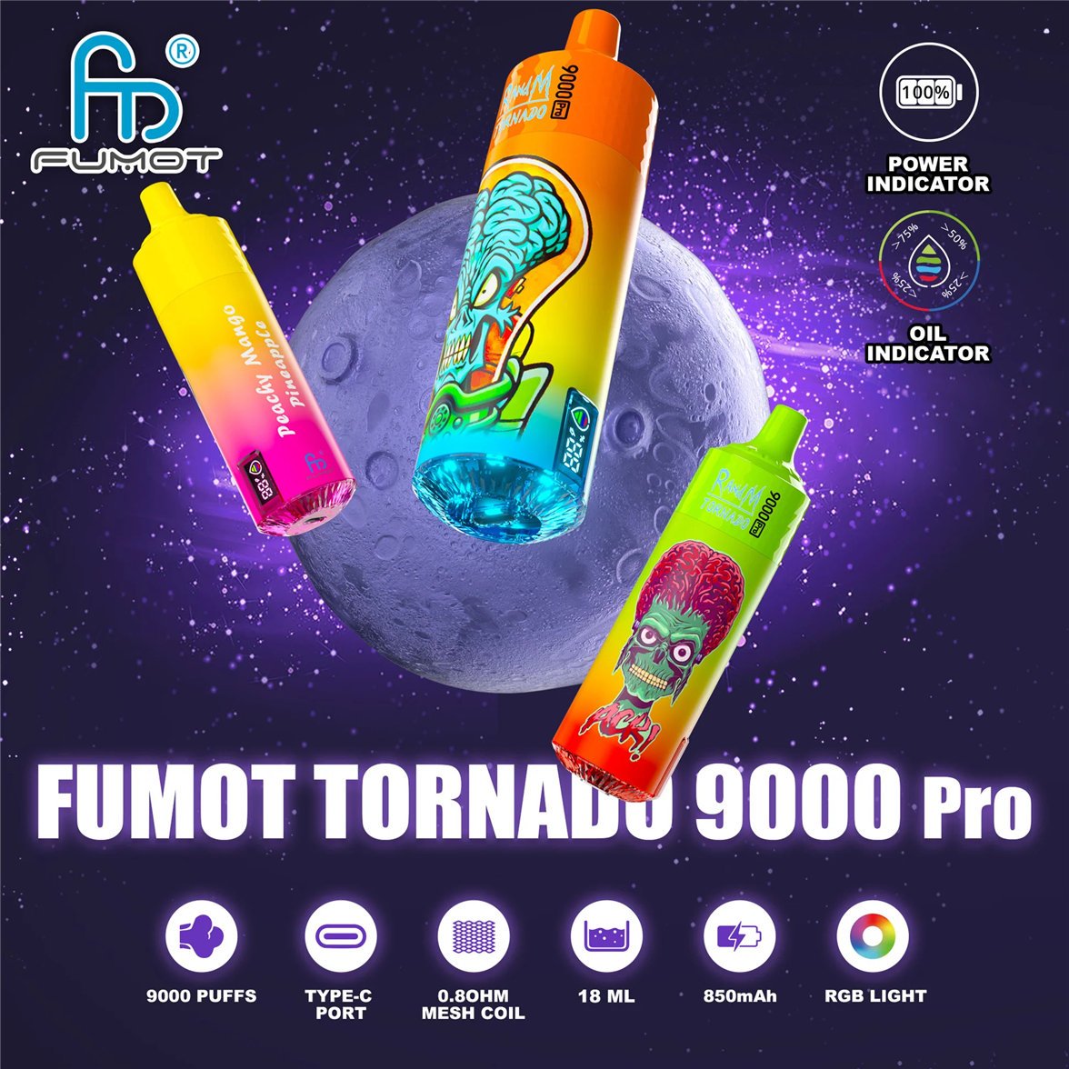 18ml liquid randm tornado vape 9000