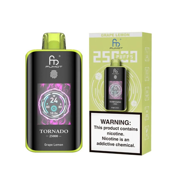 Grape Lemon Fumot Tornado 25000