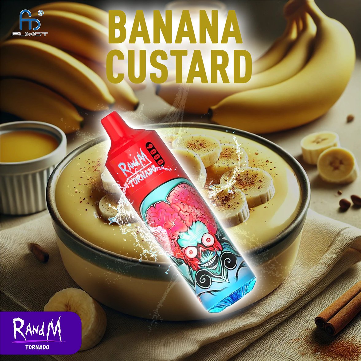 RandM Tornado Vape 9000- Banana Custard