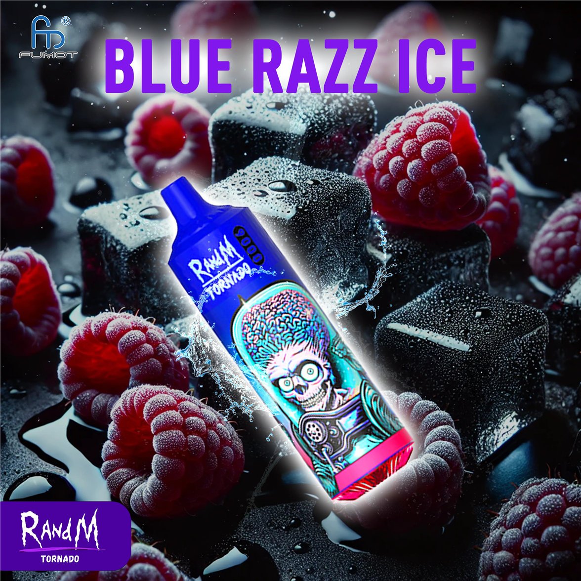 RandM Tornado Vape 9000- Blue Razz Ice