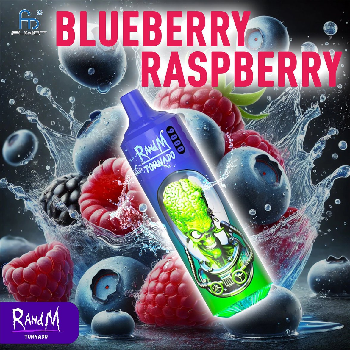 RandM Tornado Vape 9000- Blueberry Raspberry