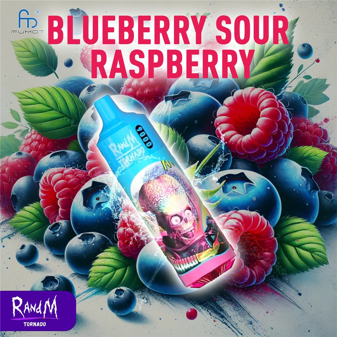 RandM Tornado Vape 9000- Blueberry Sour Raspberry
