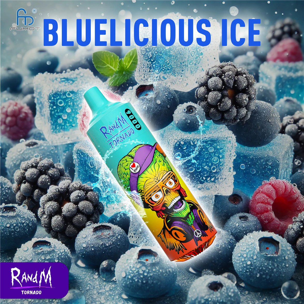 RandM Tornado Vape 9000- Bluelicious Ice