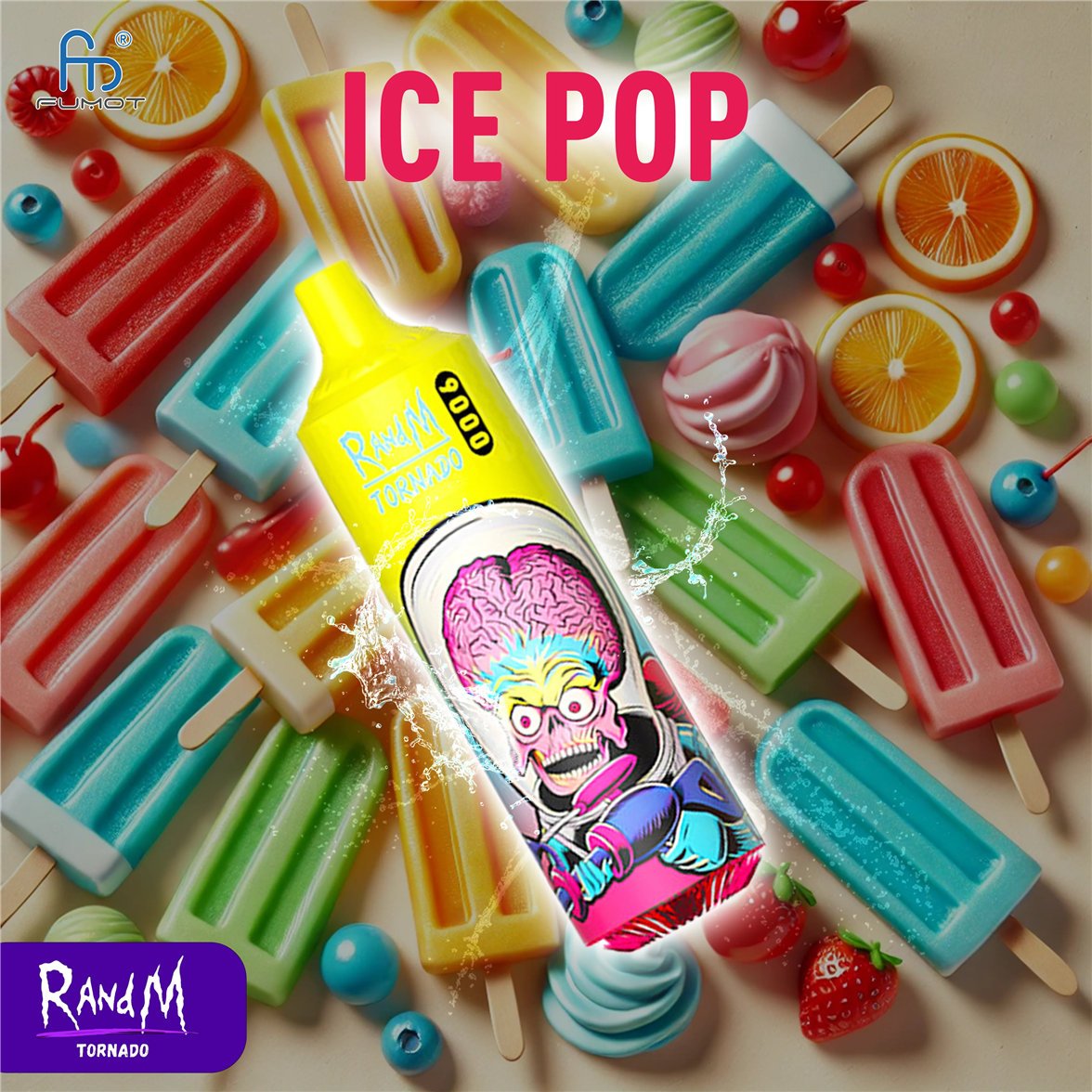 RandM Tornado Vape 9000- Ice Pop