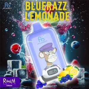 Bluerazz Lemonade TORNADO RandM Vape 12000 DIGITAL BOX