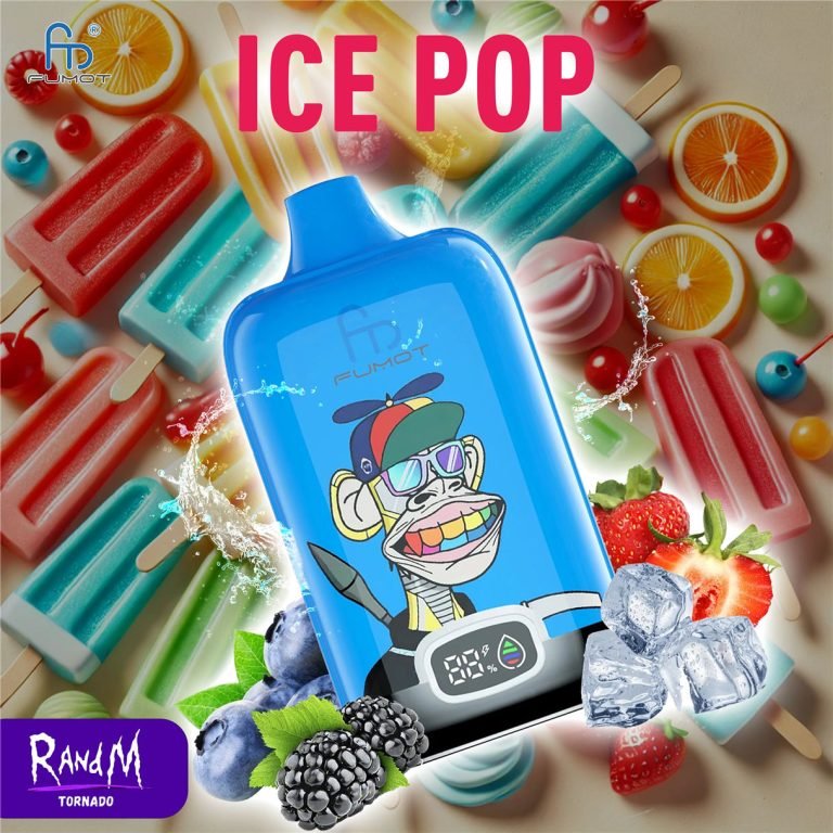 Ice Pop TORNADO RandM Vape 12000 DIGITAL BOX
