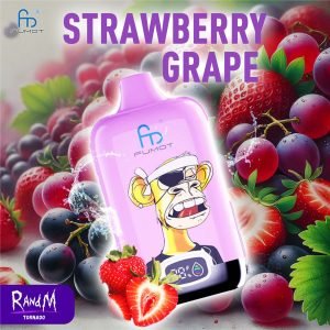 Strawberry Grape TORNADO RandM Vape 12000 DIGITAL BOX