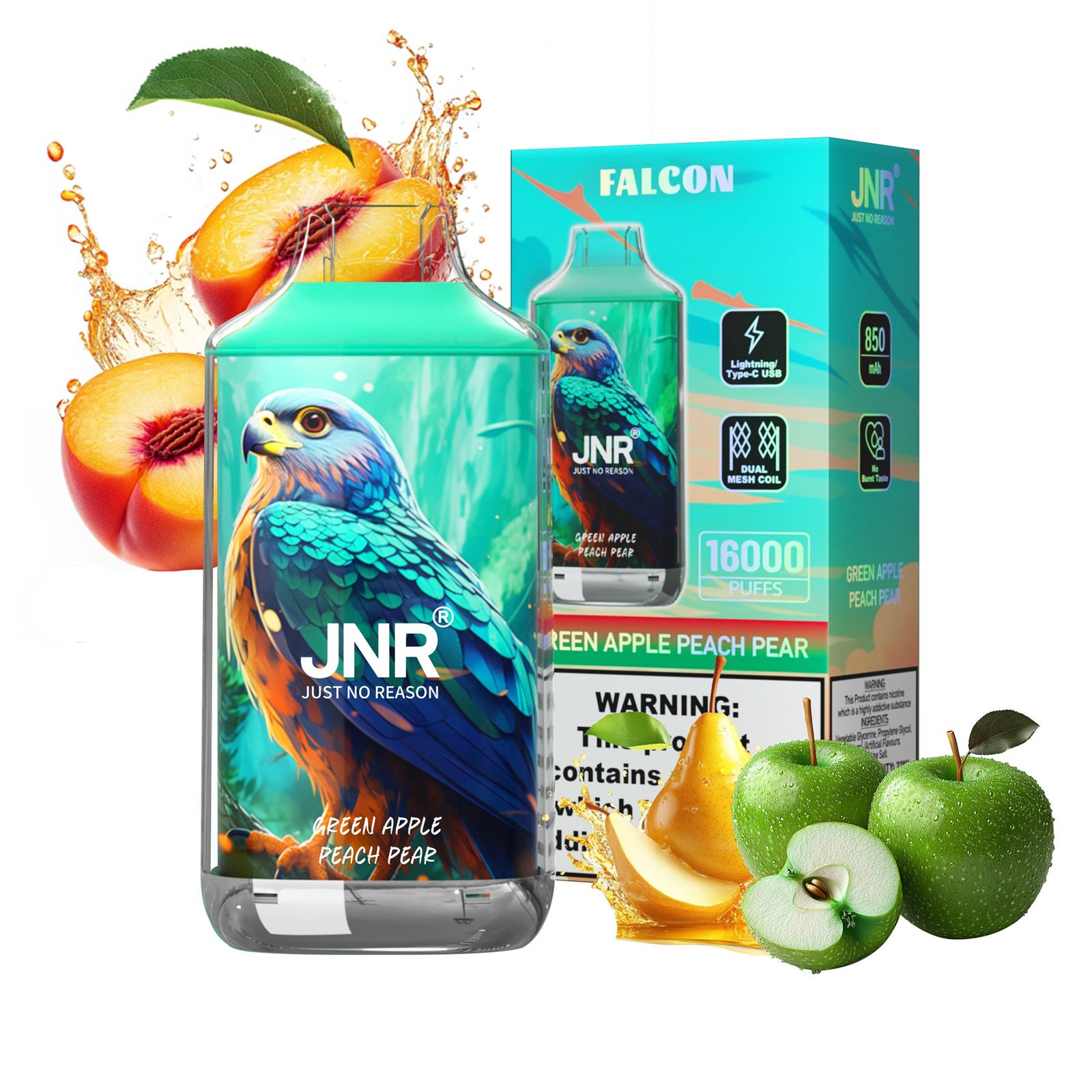 green apple peach pear jnr falcon 16000