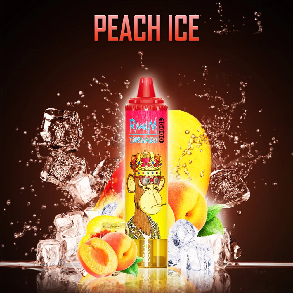 peach ice randm tornado 15000 vape
