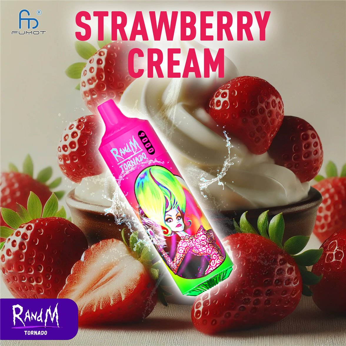 randm tornado vape 9000 strawberry cream