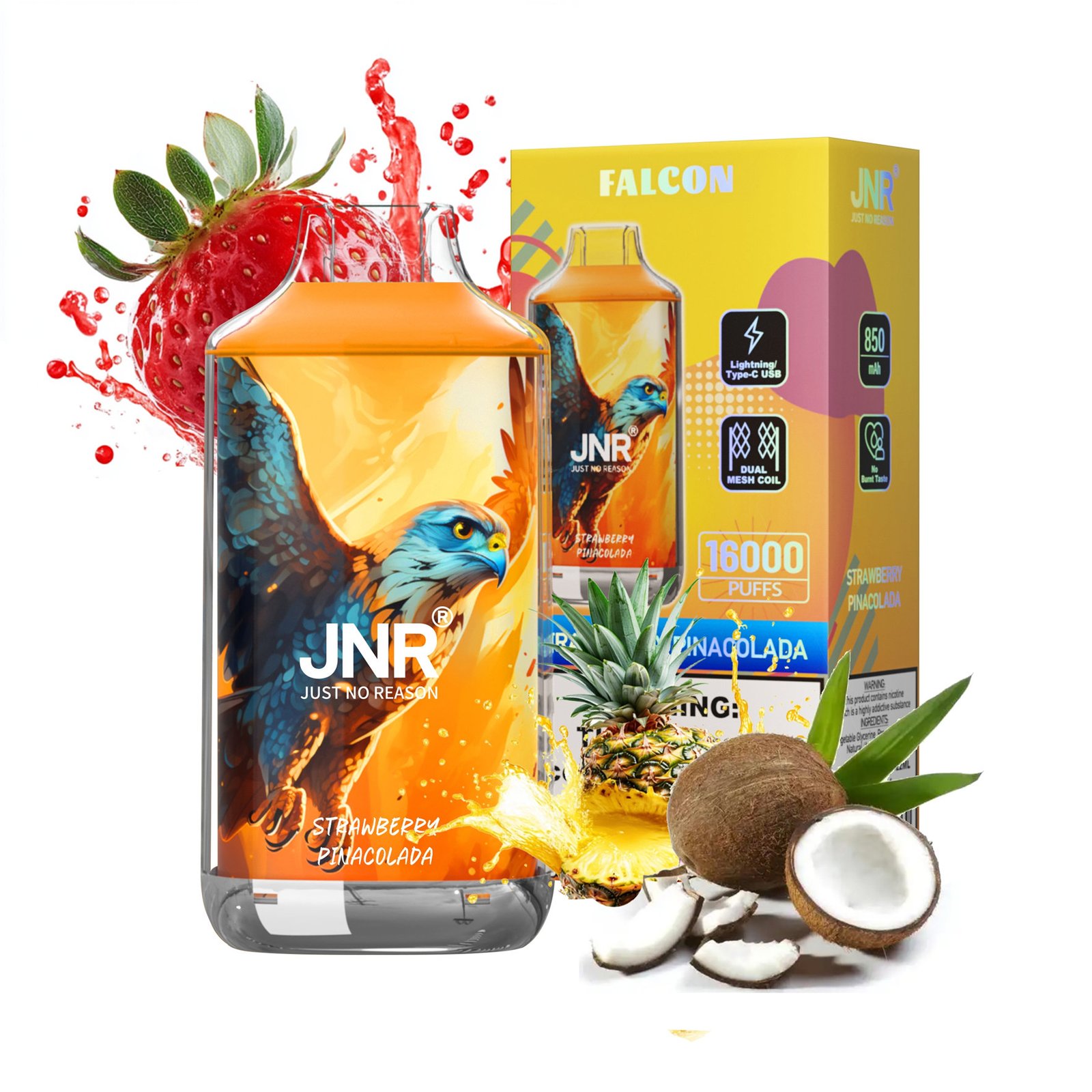 strawberry pinacolada ice jnr falcon 16000