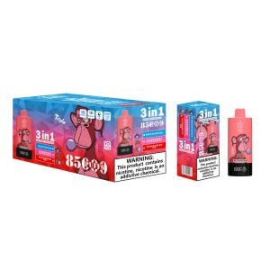 blue razz ice - strawberry watermelon - watermelon ice bang king triple 85k 3‑in‑1