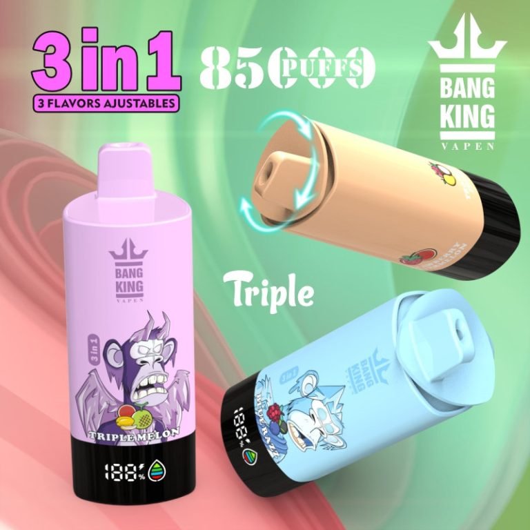 850 mah rechargeable bang king triple 85k 3‑in‑1