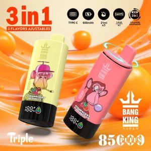 3‑in‑1 triple flavor pods bang king triple 85k
