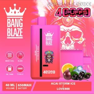 acai storm ice love 666 bang blaze 40000 puffs