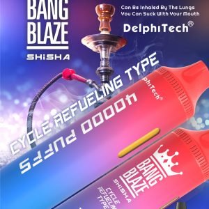 blueberry raspberry bang blaze 40k refillable vape