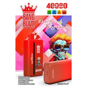 bang blaze 40k dual flavor cherry - cherry coke
