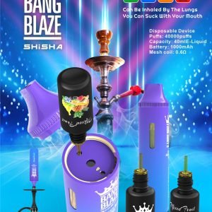 bang blaze 40k refillable vape mango peach