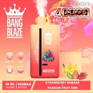 strawberry banana passion fruit kiwi bang blaze 40000
