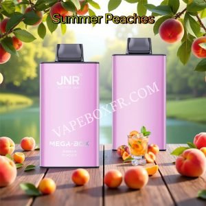 Summer Peaches 25k Puff Jnr Mega Box 25000 Vpfrccjmb25000