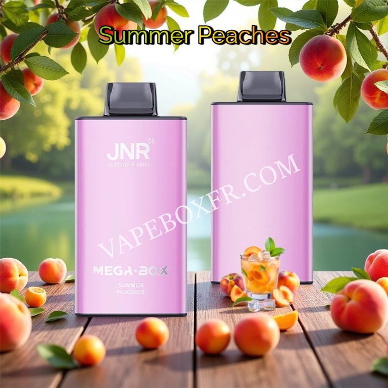 Summer Peaches 25k Puff Jnr Mega Box 25000 Vpfrccjmb25000