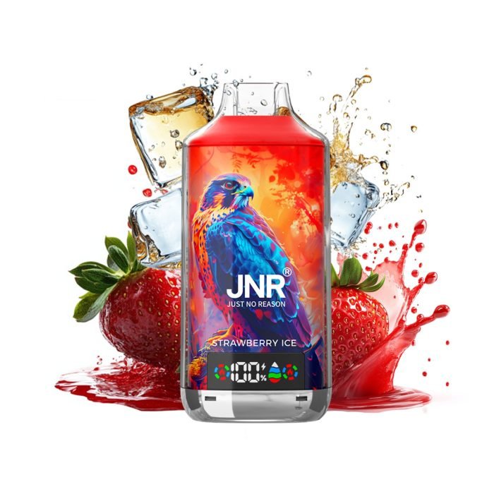 Strawberry Ice JNR Falcon X 18000 Puffs 18k vpccjf18000 Strawberry Ice JNR Falcon X 18000 Puffs 18k